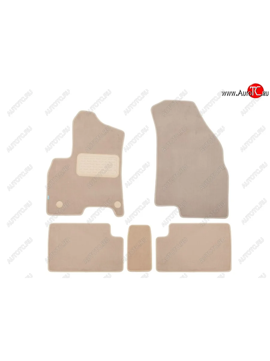 Коврики салона (текстиль) Klever Premium  Chery Tiggo 7 PRO (2019-2025) (Бежевые)  в Воронеже Воронежской области