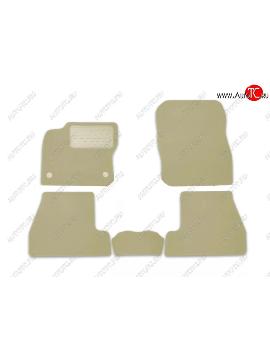 Текстильные коврики салона Autofamily Chevrolet Malibu 8 (2013-2015) (Бежевые)  в Керчи Республика Крым