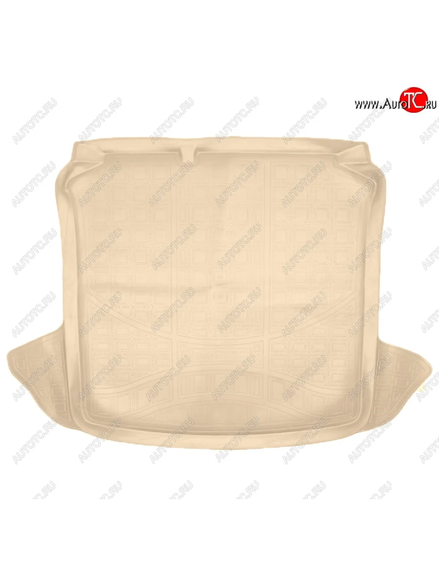 Коврик багажника Norplast Unidec Seat Ibiza 6J хэтчбэк 5 дв. доресталийнг (2008-2012) (Цвет: бежевый)  в Воронеже Воронежской области