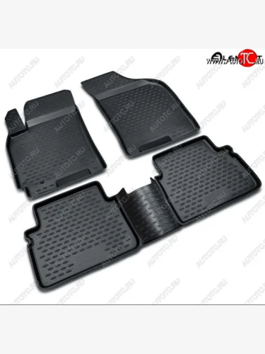 Комплект 3D ковриков салона Element (полиуретан) Chery Tiggo 8 PRO (2021-2025)