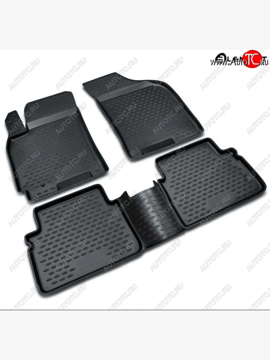 Комплект 3D ковриков салона Element (полиуретан) Chery Tiggo 8 PRO (2021-2025)  в Керчи Республика Крым