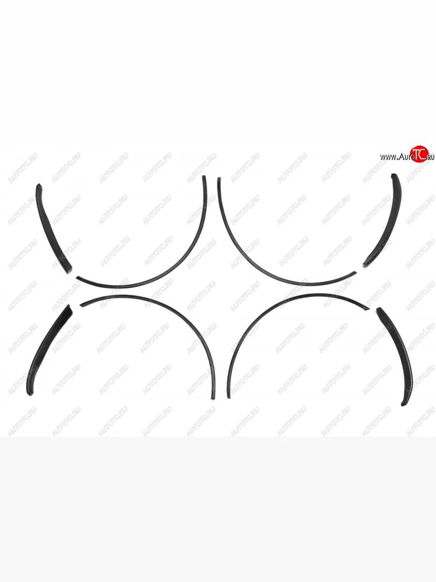 Защитные накладки кромки арок Tun-Auto Лада ВАЗ Веста 2180 седан дорестайлинг (2015-2023)  в Самаре Самарской области