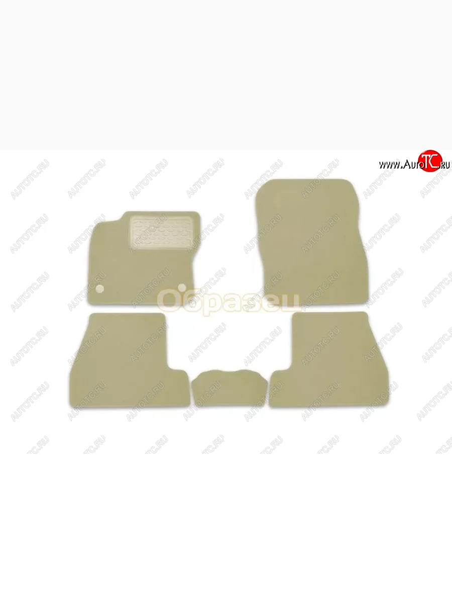 Комплект ковриков салона Autofamily CITROEN C1 P хэтчбэк 5 дв. 1-ый рестайлинг (2008-2012) (Цвет: бежевый)  с доставкой в г. Керчь