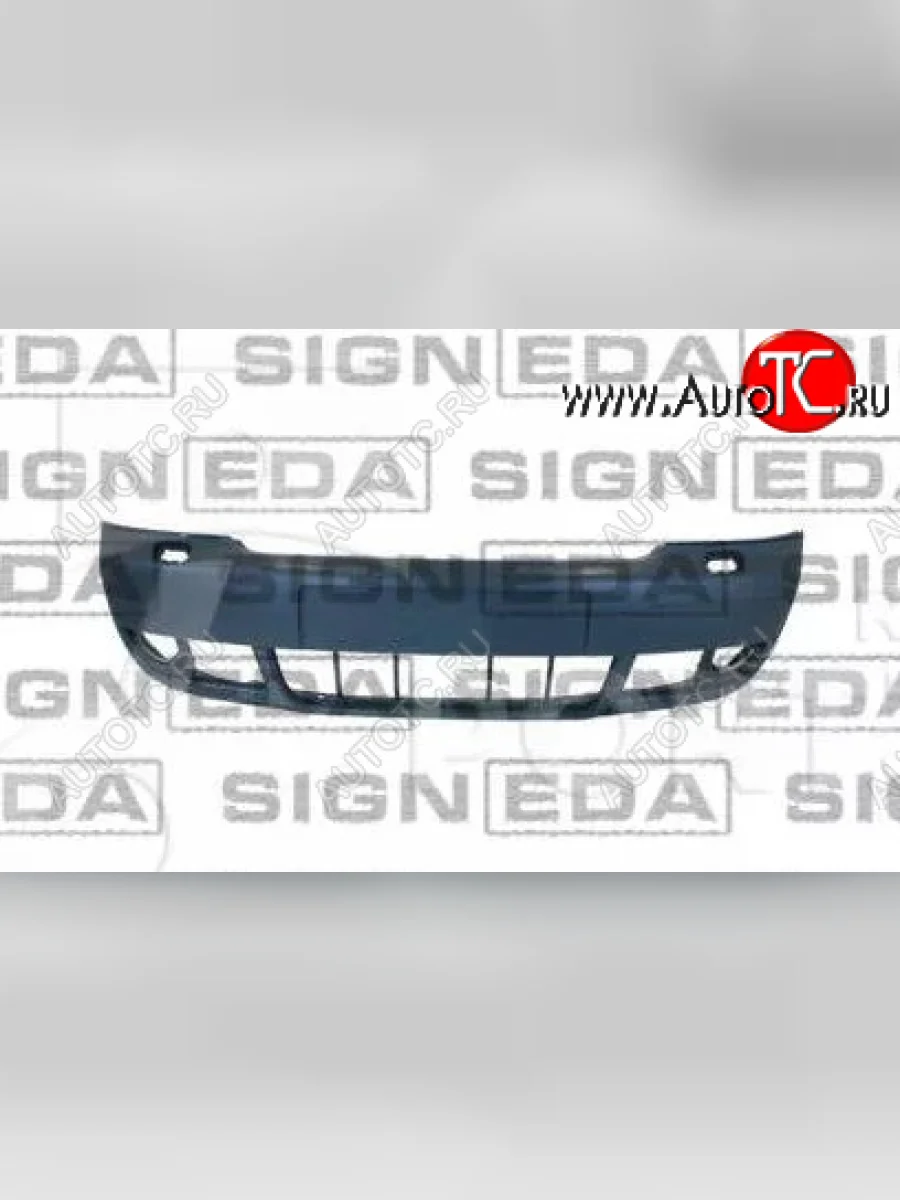 Передний бампер SIGNEDA (под омыватели) Audi A6 C5 дорестайлинг, седан (1997-2001) (Неокрашенный)  в Перми Пермском крае