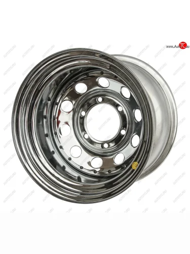 Штампованый диск OFF-ROAD Wheels (круг, хромированый). 8.0 x 16 