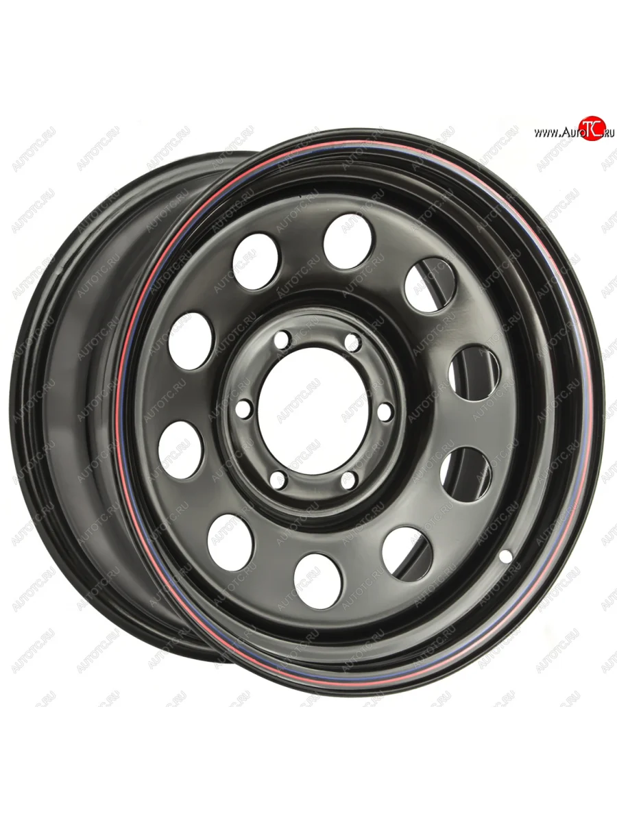 Штампованый диск OFF-ROAD Wheels (усиленный, круг - черный). 8.0 x 16    в Воронеже Воронежской области