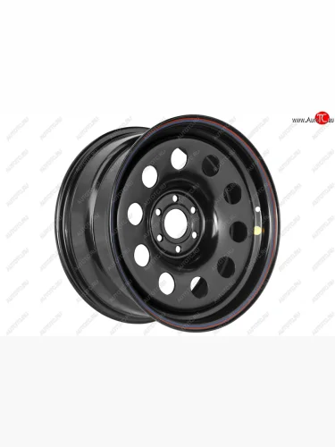 Штампованый диск OFF-ROAD Wheels (стальной усиленный, круг - черный). 8.0 x 17 