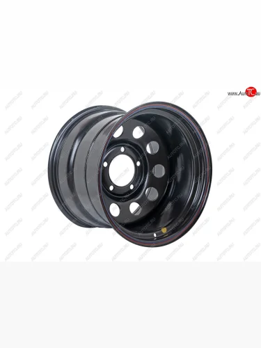 Штампованый диск OFF-ROAD Wheels (стальной усиленный, круг - черный). 12 x 17 