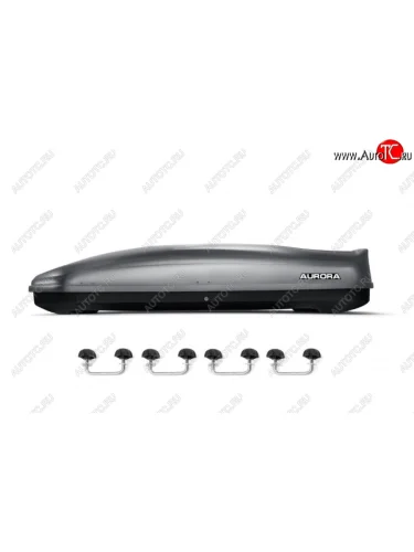 Багажный бокс AURORA (560 л/213x84x42 см, двусторонний, крепление скоба) на крышу (Titan LC) 