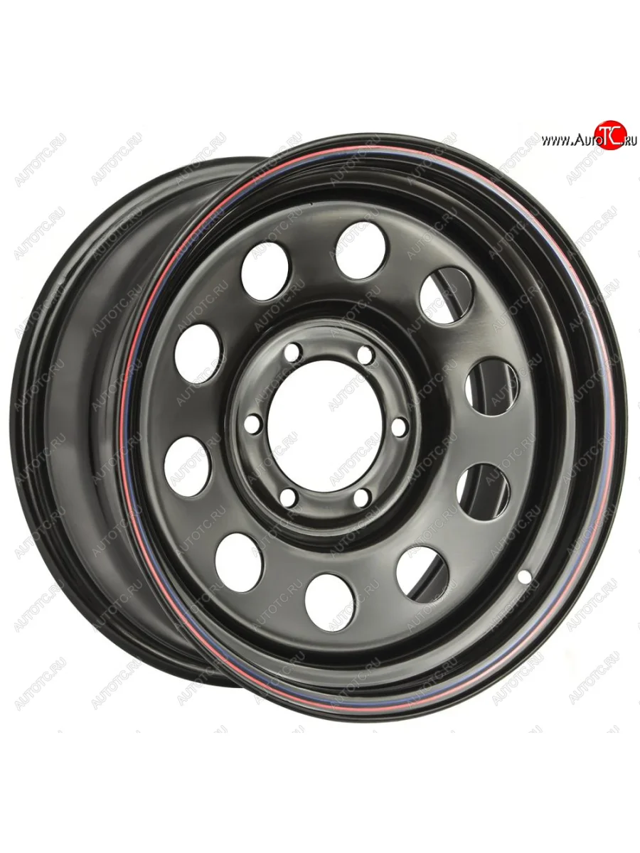 Штампованый диск OFF-ROAD Wheels (стальной усиленный, круг - черный). 8.0 x 16    в Самаре Самарской области