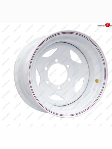 Штампованый диск OFF-ROAD Wheels (стальной усиленный, треугольник - белый). 8.0 x 15 