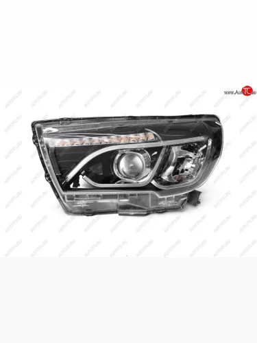 Светодиодная LED фара с ДХО Тюн-Авто.(левая) Лада ВАЗ Веста ( 2180,  SW 2181) (2015-2023) седан дорестайлинг, универсал дорестайлинг