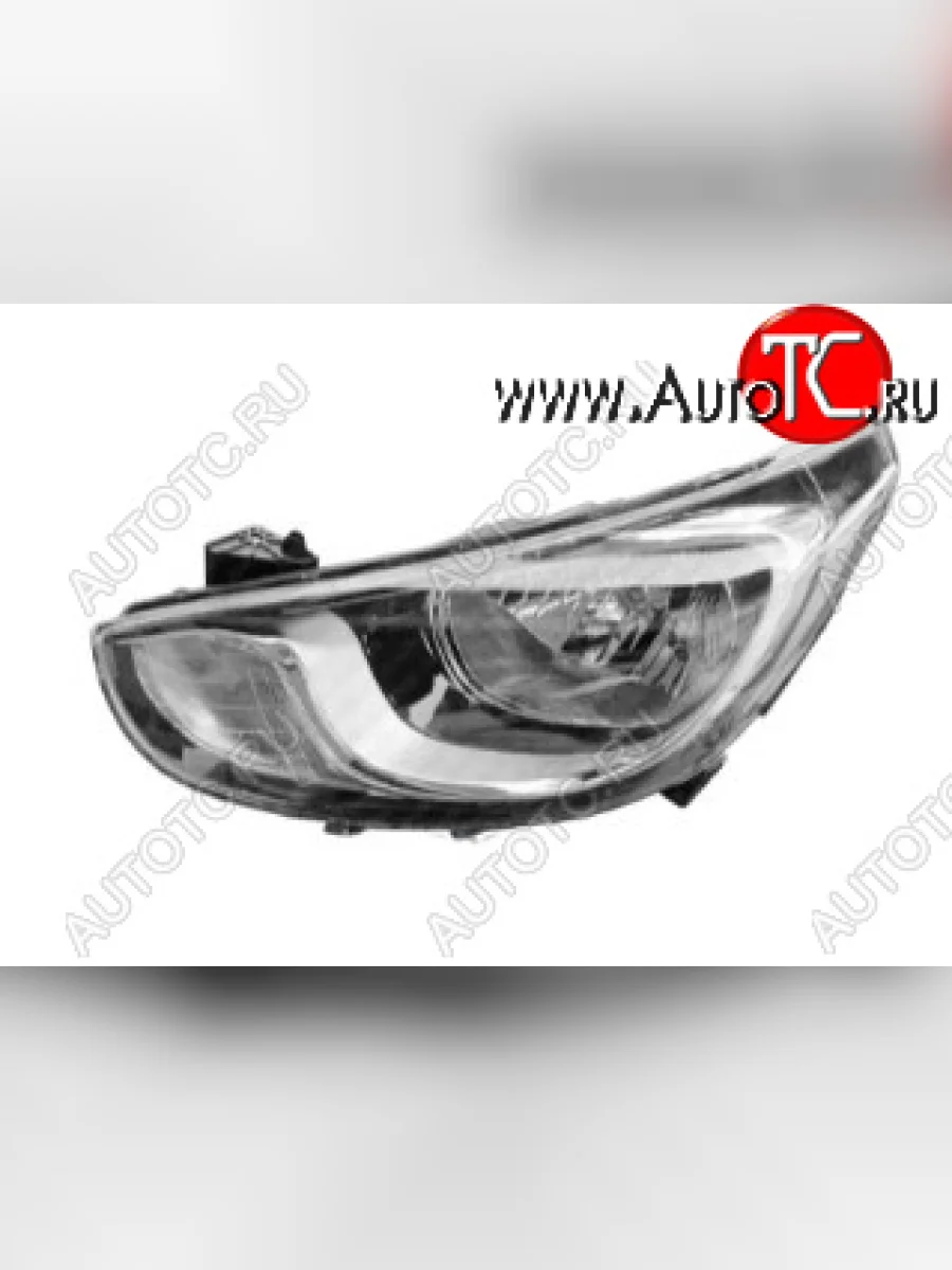 Левая передняя фара Original Hyundai Solaris RBr седан рестайлинг (2014-2017)  с доставкой в г. Керчь