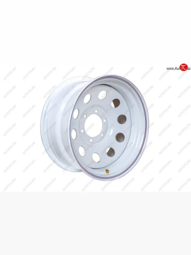 Штампованый диск OFF-ROAD Wheels (стальной усиленный, круг - белый). 8.0 x 17 