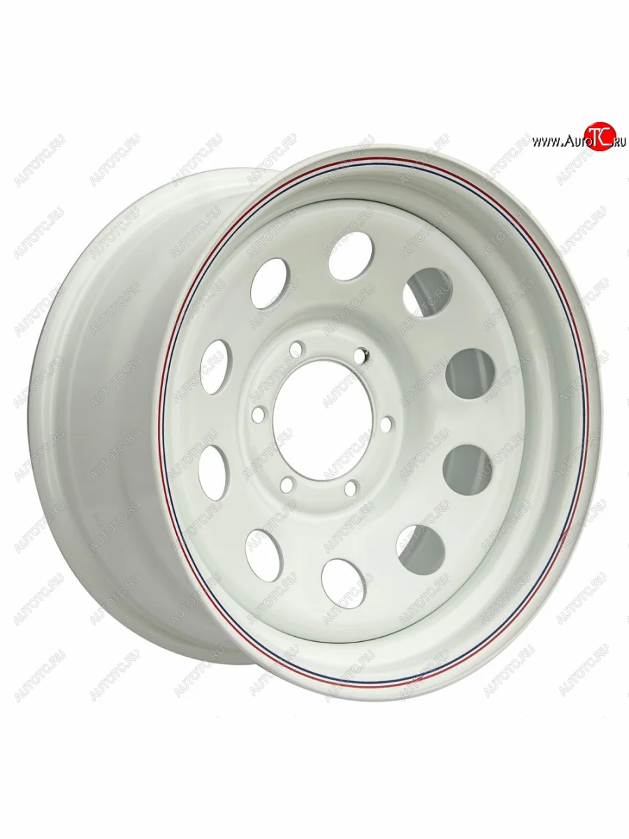 Штампованый диск OFF-ROAD Wheels (стальной усиленный, круг - белый). 8.0 x 17    в Самаре Самарской области