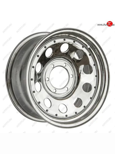 Штампованый диск OFF-ROAD Wheels (стальной усиленный, круг - хром). 8.0 x 17 