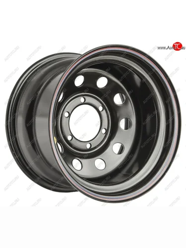 Штампованый диск OFF-ROAD Wheels (стальной усиленный, круг - черный). 10.0 x 15 