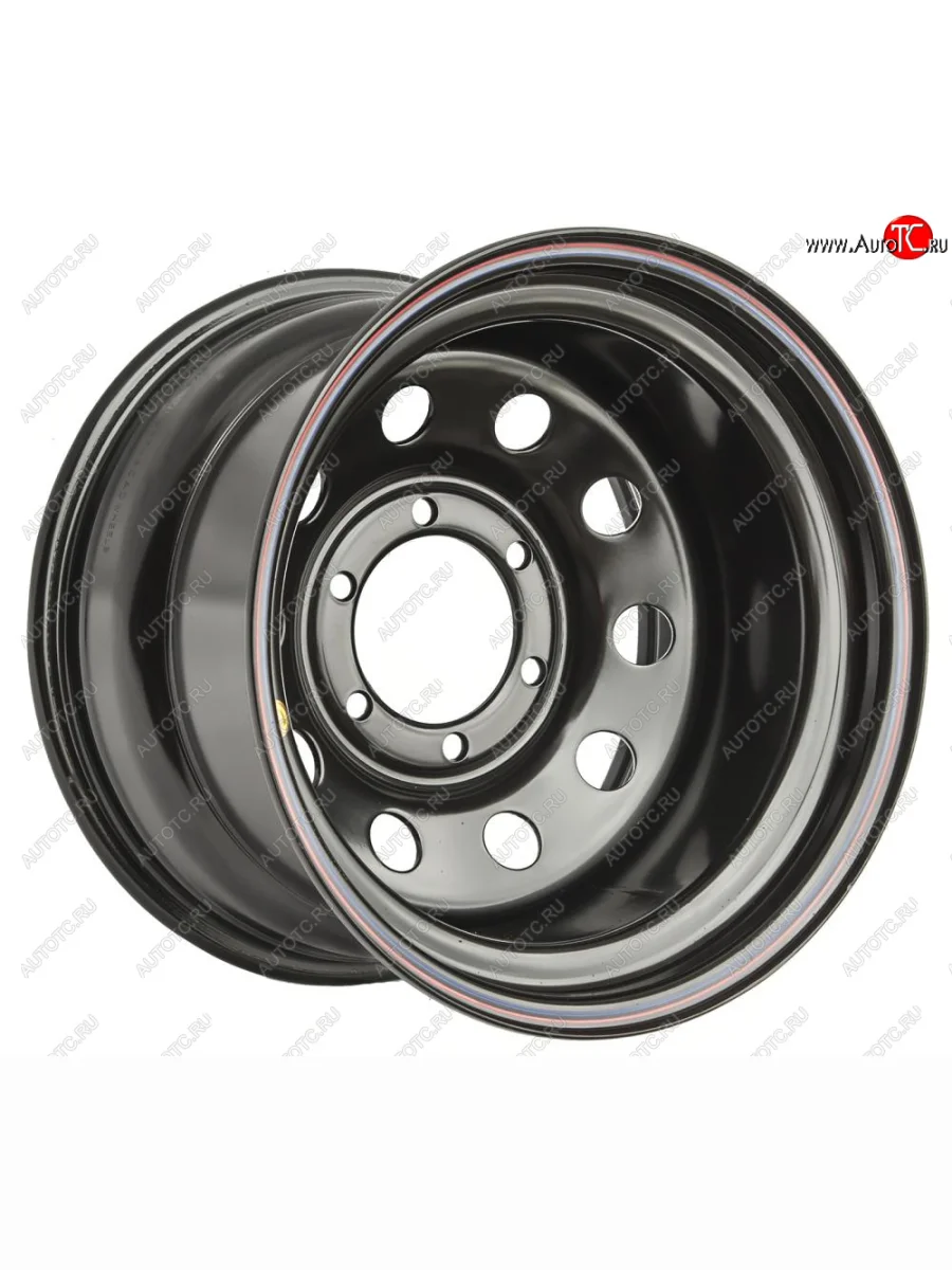Штампованый диск OFF-ROAD Wheels (стальной усиленный, круг - черный). 10.0 x 15    в Воронеже Воронежской области
