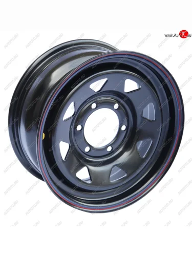 Штампованый диск OFF-ROAD Wheels (стальной усиленный, треугольник мелкий - черный). 7.0 x 16 Ford Ranger рестайлинг (2009-2011) 6x139.7xDIA110.0xET30.0