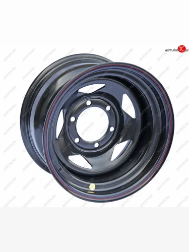 Штампованый диск OFF-ROAD Wheels (стальной усиленный, треугольник - черный). 8.0 x 15 