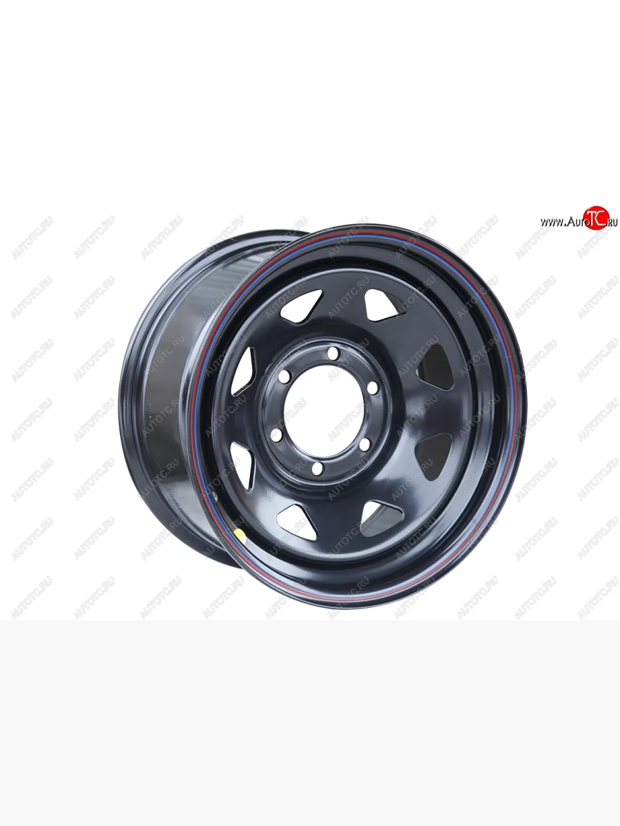 Штампованый диск OFF-ROAD Wheels (стальной усиленный, треугольник мелкий- черный). 8.0 x 16    в Самаре Самарской области