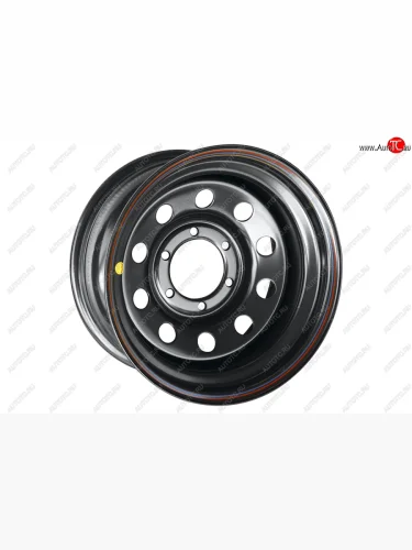 Штампованый диск OFF-ROAD Wheels (стальной усиленный, круг - черный). 8.0 x 18 