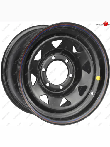 Штампованый диск OFF-ROAD Wheels (стальной усиленный, треугольник мелкий - черный). 8.0 x 16 Ford Ranger рестайлинг (2009-2011) 6x139.7xDIA110.0xET30.0