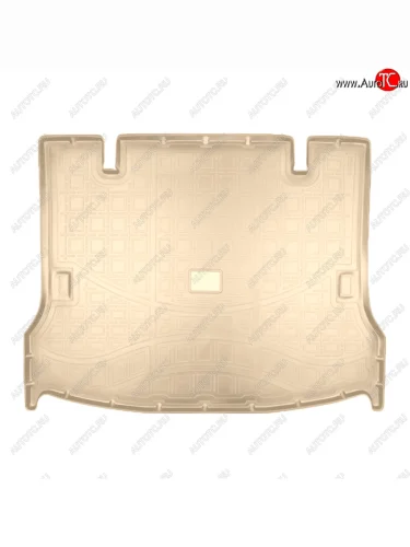 Коврик багажника Norplast Unidec (7 мест) Лада ВАЗ Ларгус дорестайлинг R90 (2012-2021) (Цвет: бежевый)