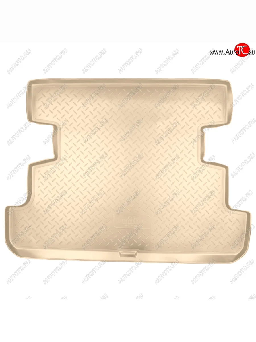 Коврик багажника (до 2016 г.в.) Norplast Unidec  Лада ВАЗ нива 4х4 (1993-2019) 2131 (Цвет: бежевый)  с доставкой в г. Керчь
