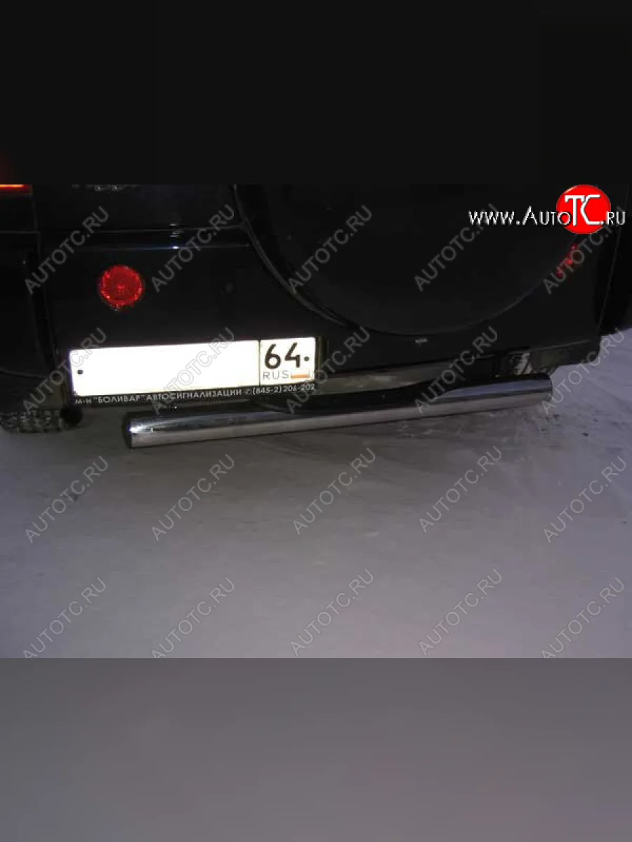 Защита заднего бампера Slitkoff (Ø 76 мм) Chery Tiggo T11 дорестайлинг (2005-2013)  с доставкой в г. Керчь