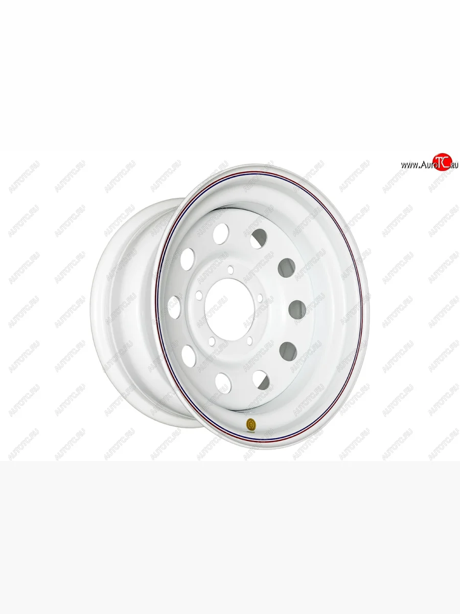 Штампованый диск OFF-ROAD Wheels (стальной усиленный, круг - белый). 8.0 x 16    в Самаре Самарской области