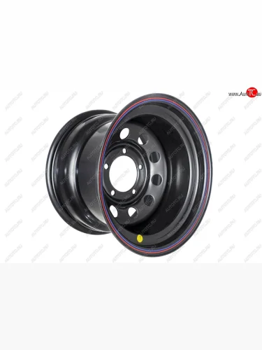 Штампованый диск OFF-ROAD Wheels (стальной усиленный, круг - черный). 10.0 x 15 