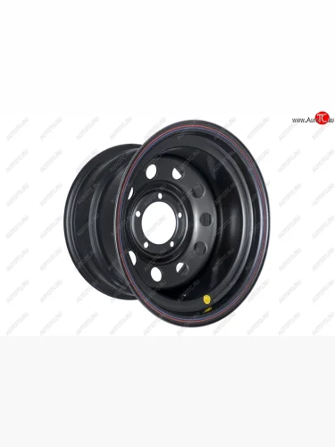 Штампованый диск OFF-ROAD Wheels (стальной усиленный, круг - черный). 10.0 x 16 