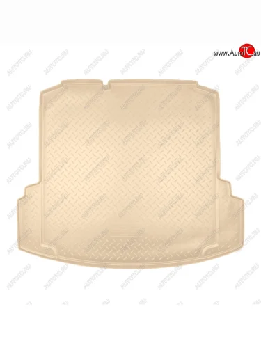 Коврик багажника Norplast Unidec (с ушами) (Цвет: бежевый) Volkswagen Jetta A6 седан рестайлинг (2015-2018)