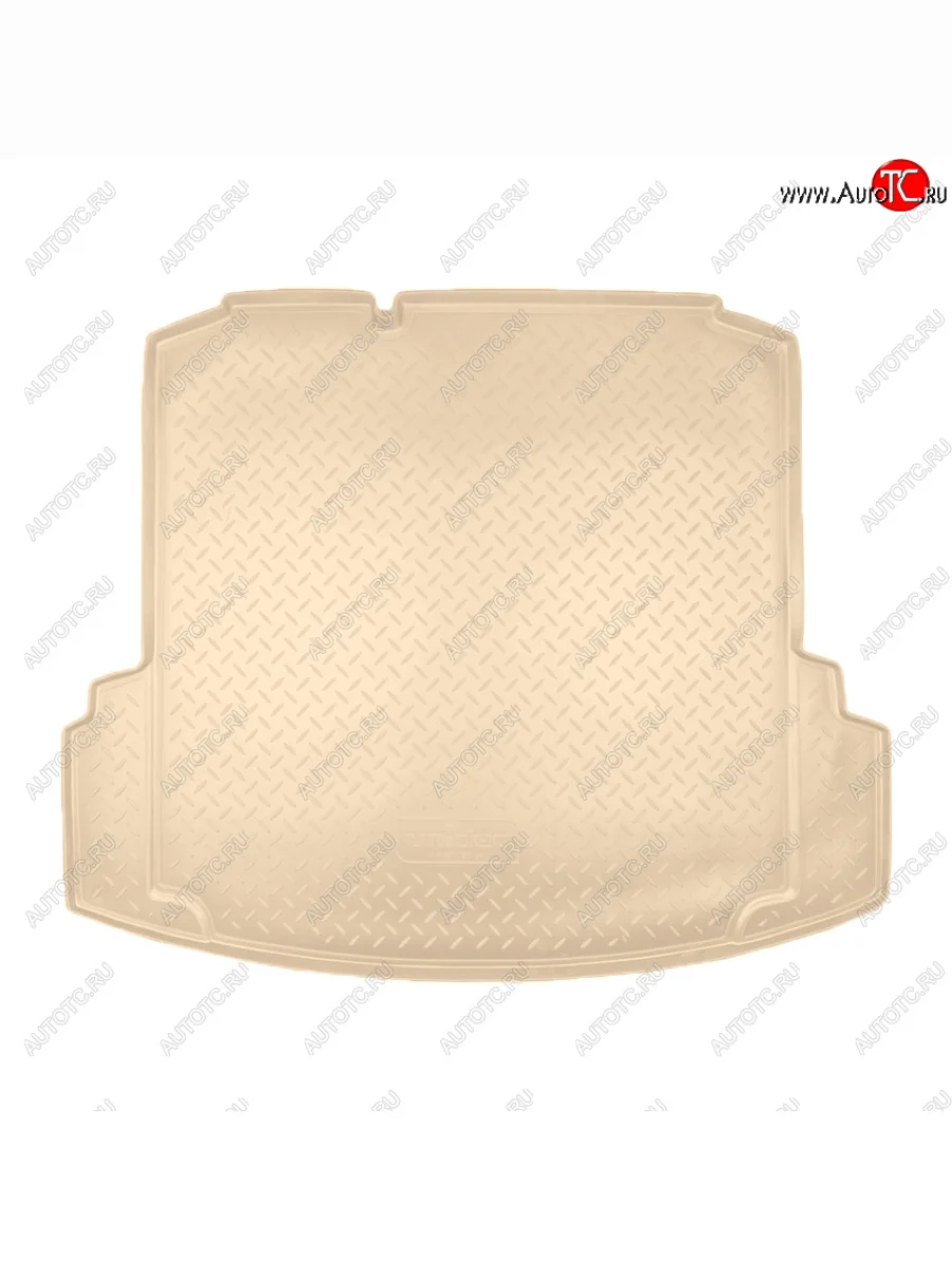 Коврик багажника Norplast Unidec (с ушами) Volkswagen Jetta A6 седан рестайлинг (2015-2018) (Цвет: бежевый)  в Перми Пермском крае