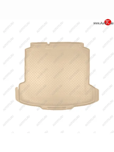 Коврик багажника Norplast Unidec (Цвет: бежевый) Volkswagen Polo Mk5 6R,6C,61 седан дорестайлинг (2009-2015)