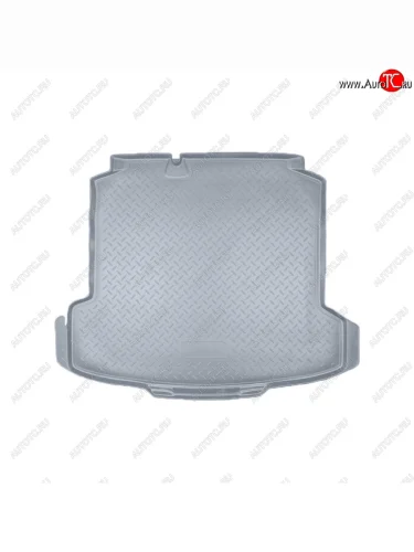 Коврик багажника Norplast Unidec (Цвет: серый) Volkswagen Polo Mk5 6R,6C,61 седан дорестайлинг (2009-2015)