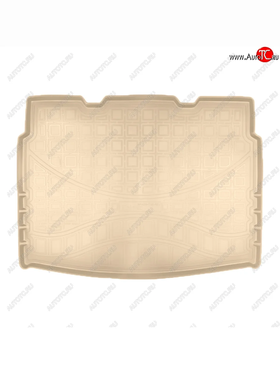 Коврик багажника Norplast Unidec (нижняя полка) Volkswagen Tiguan Mk2 дорестайлинг (2016-2020) (Цвет: бежевый)  в Перми Пермском крае