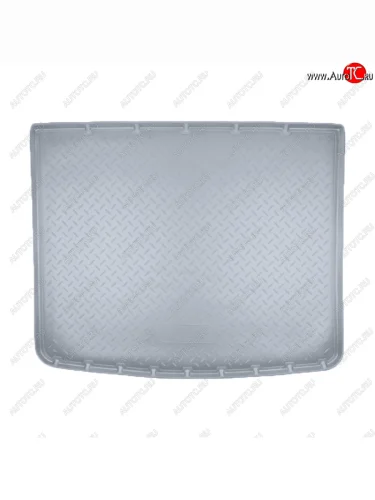 Коврик багажника Norplast Unidec (2-х зонный климат контроль) (Цвет: серый) Volkswagen Touareg 2 NF дорестайлинг (2010-2014)