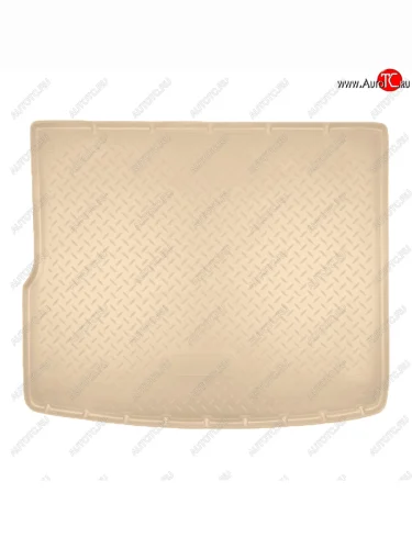 Коврик багажника Norplast Unidec (4-х зонный климат контроль) (Цвет: бежевый) Volkswagen Touareg 2 NF дорестайлинг (2010-2014)