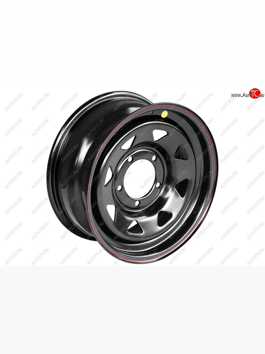 Штампованый диск OFF-ROAD Wheels (стальной усиленный, треугольник мелкий - черный). 7.0 x 16    в Самаре Самарской области