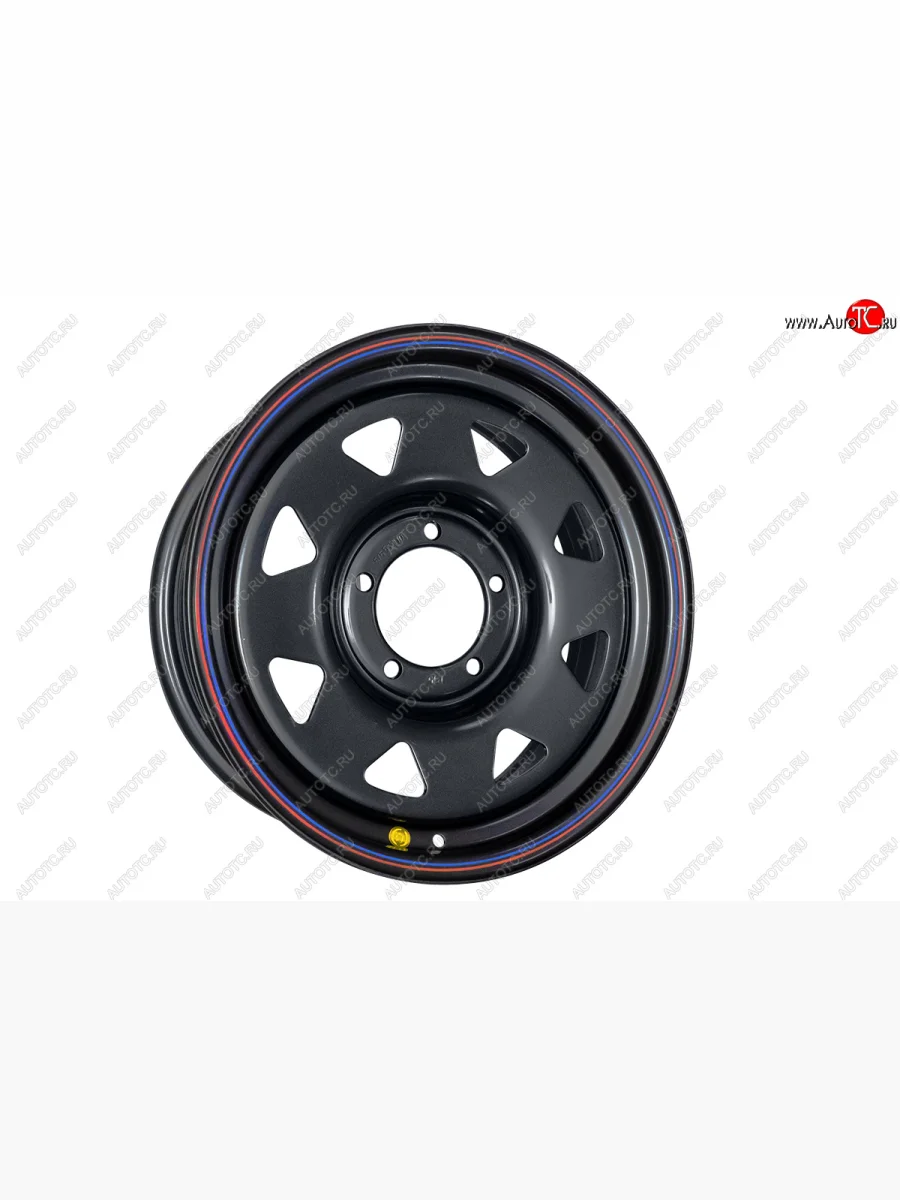 Штампованый диск OFF-ROAD Wheels (стальной усиленный, треугольник мелкий - черный). 7.0 x 17    в Самаре Самарской области