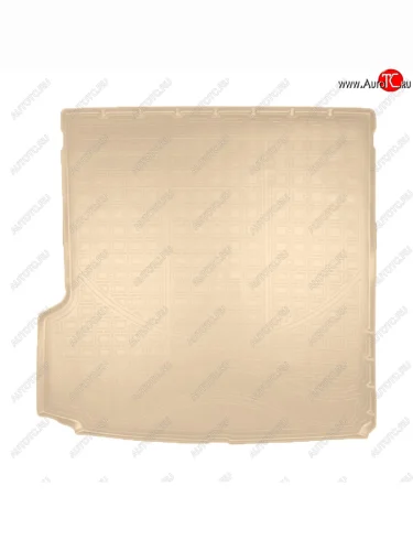 Коврик багажника Norplast Unidec (сложенный 3 ряд) (Цвет: бежевый) Volvo XC90 L дорестайлинг (2015-2019)