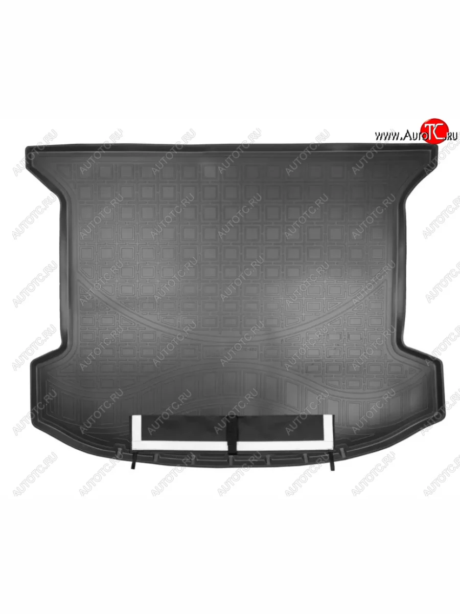 Коврик багажника Norplast Unidec Cadillac XT5 дорестайлинг (2016-2020) (Цвет: черный, с фартуком)  в Перми Пермском крае
