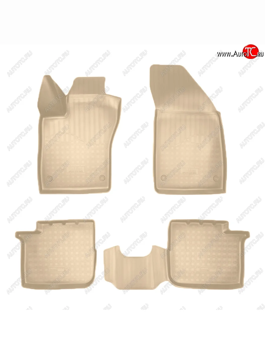 Коврики салона Norplast Unidec Dodge Neon FCA (2016-2020) (Цвет: бежевый)  в Самаре Самарской области