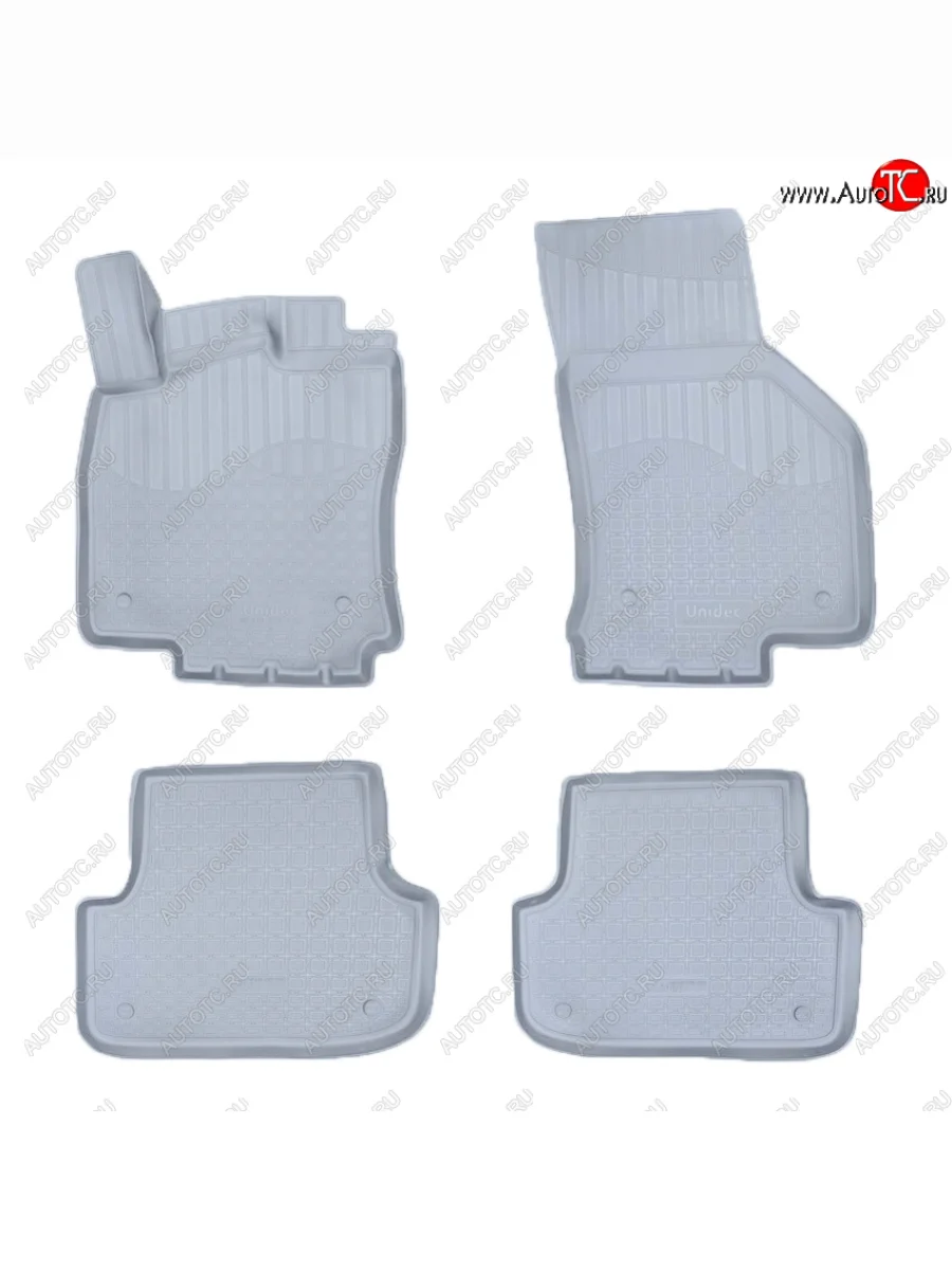 Коврики в салон Norplast Unidec Audi A3 8VS седан дорестайлинг (2012-2016) (Цвет: серый)  с доставкой в г. Керчь