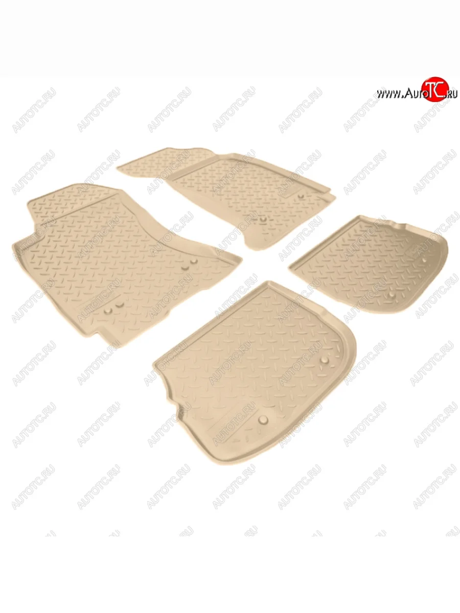 Коврики салона Norplast Unidec Audi A4 B7 седан (2004-2008) (Цвет: бежевый)  с доставкой в г. Керчь
