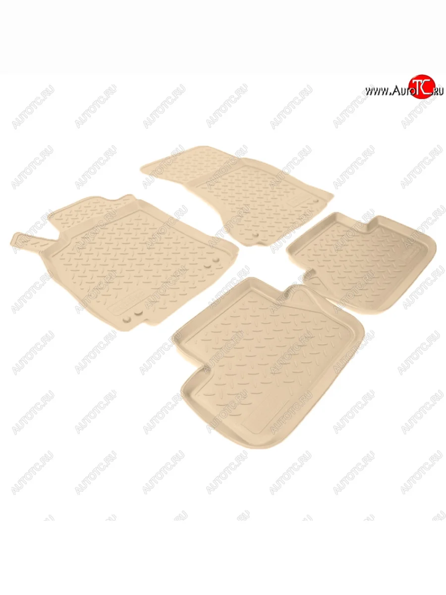 Коврики салона Norplast Unidec Audi A4 B8 дорестайлинг, седан (2007-2011) (Цвет: бежевый)  с доставкой в г. Керчь
