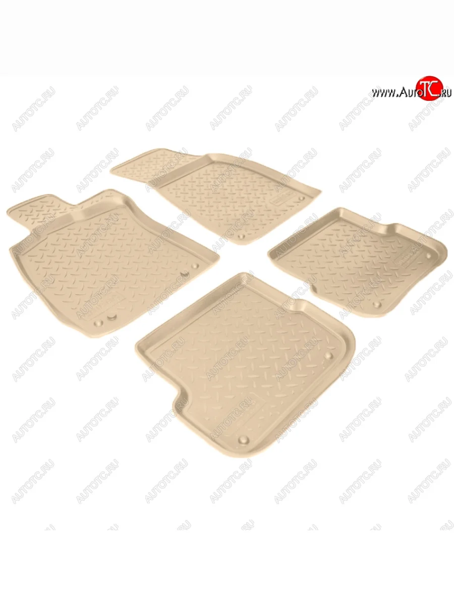 Коврики салона Norplast Unidec Audi A6 C6 дорестайлинг, универсал (2004-2008) (Цвет: бежевый)  с доставкой в г. Пермь