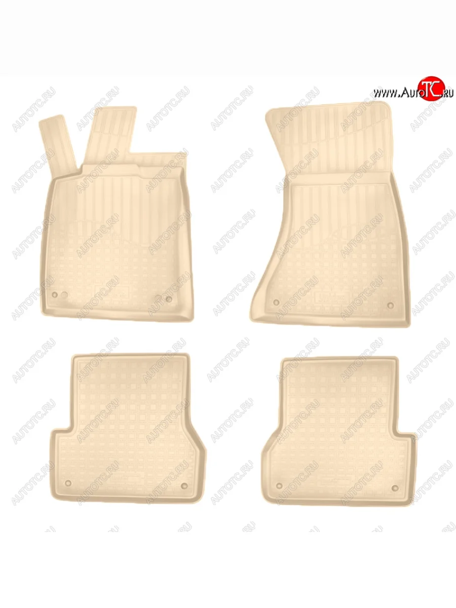 Коврики салона Norplast Unidec Audi A6 C7 дорестайлинг, седан (2010-2014) (Цвет: бежевый)  с доставкой в г. Пермь